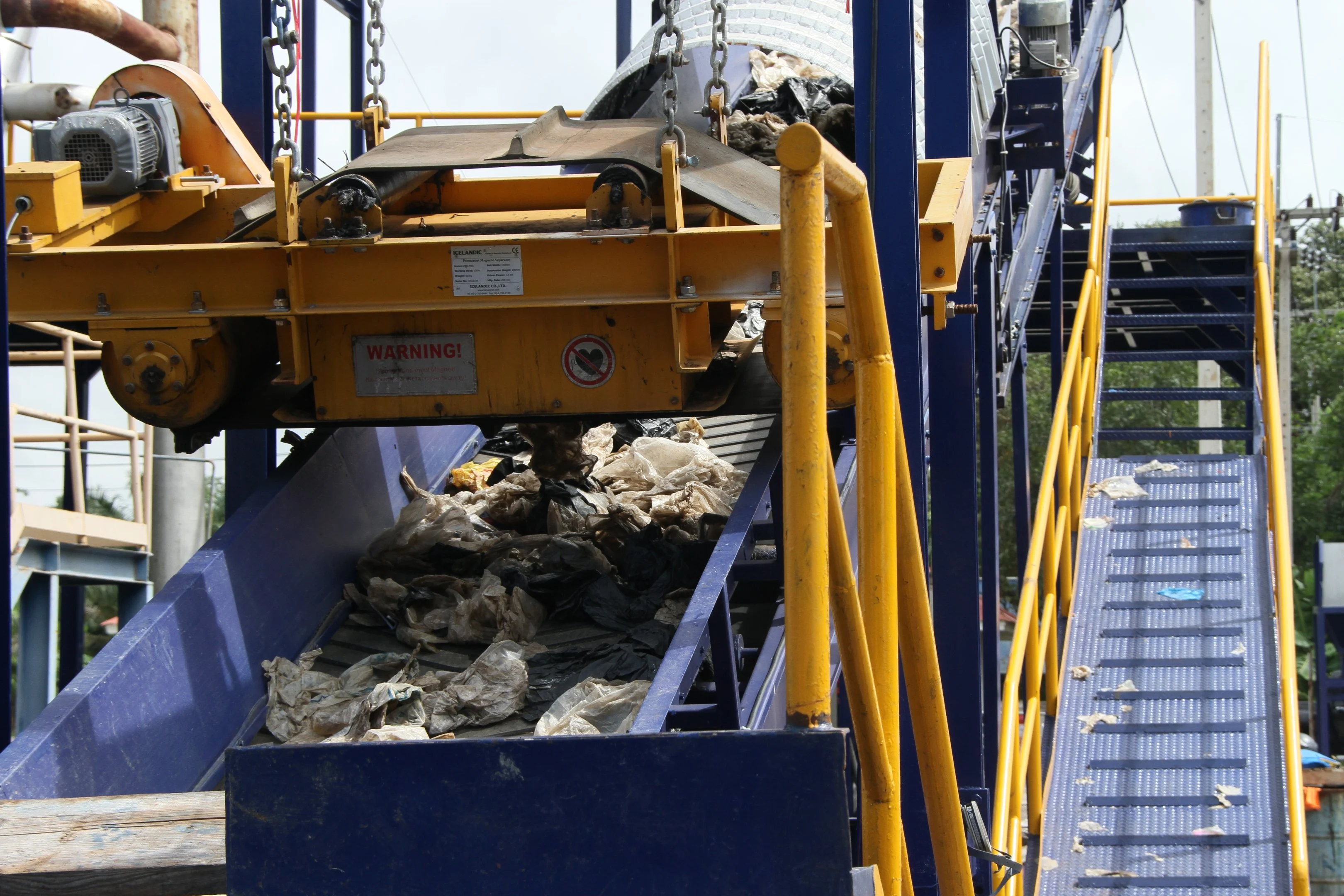 Active pyrolysis plant operations